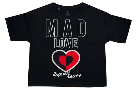 T-shirt Femme - Mad Love - Taille S - Noir